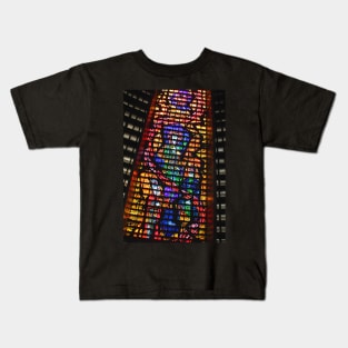 Glass Detail, Roman Catholic Cathedral of Saint Sebastian, Rio de Janeiro, Brazil Kids T-Shirt